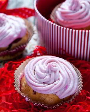 Вишневые капкейки