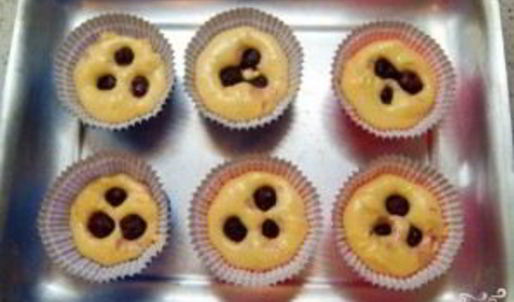 вишневые капкейки