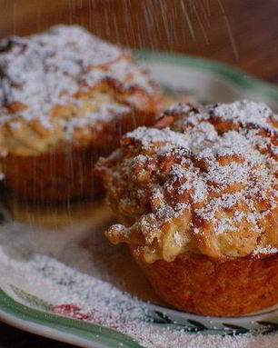 Яблочные кексы с кленовым сиропом