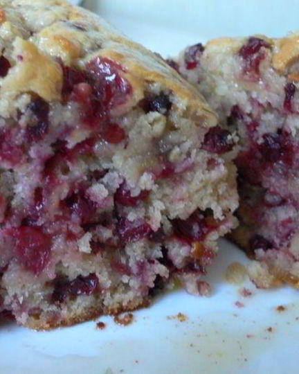 Рецепт ягодно-лимонного кекс с овсяными хлопьями