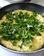 Хачапури ленивые с сыром и зеленью