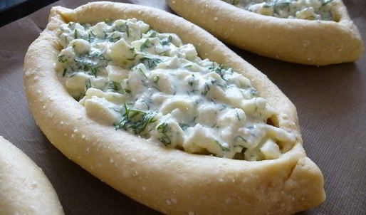 хачапури на творожном тесте