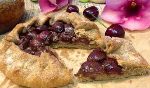 галеты с черешней и горьким шоколадом