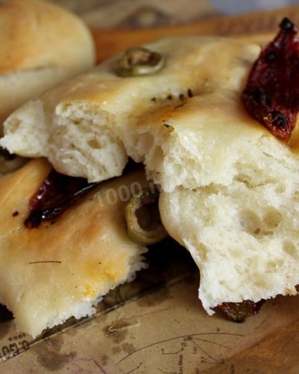 Рецепт хлеба фокачча