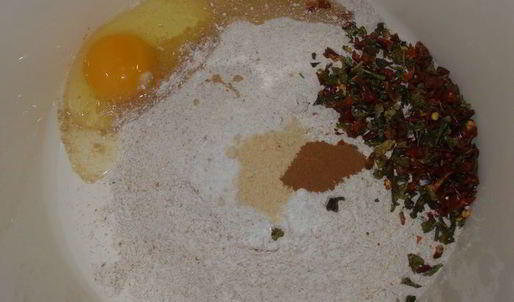 хлеб с болгарскими перцами