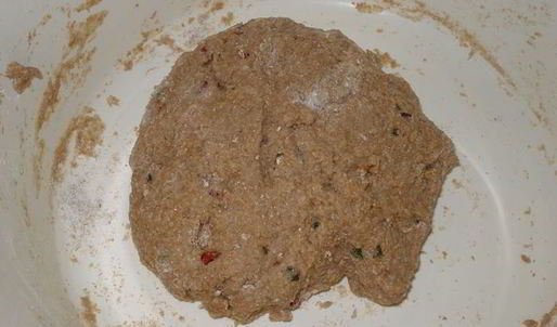 хлеб с болгарскими перцами