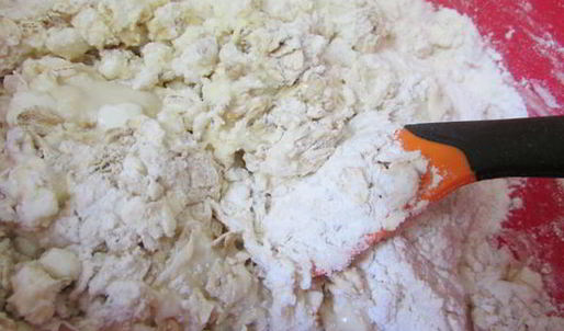 хлеб с творогом и овсяными хлопьями