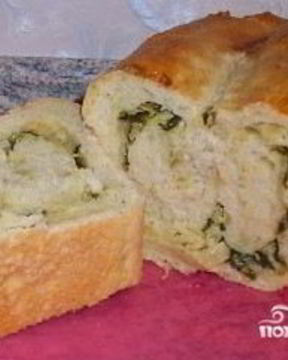 Хлеб с зеленью