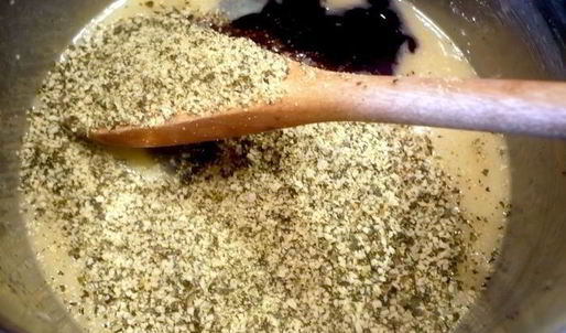 хлебцы с разноцветным кремом