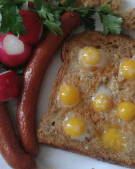 Рецепт хлебушка в горошек