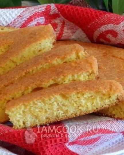 Рецепт кукурузного хлеба на молоке