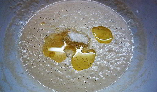 манный хлеб с семенами подсолнечника