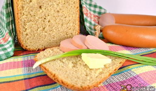 овсяный хлеб на смальце в хлебопечке