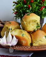 Пампушки с чесноком к борщу