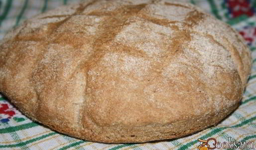 простой домашний хлеб с цельнозерновой мукой