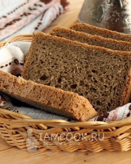 Рецепт пшенично-ржаного хлеб с кофе