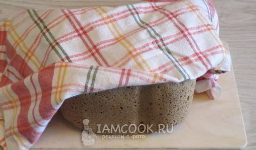 пшенично-ржаной хлеб с кофе