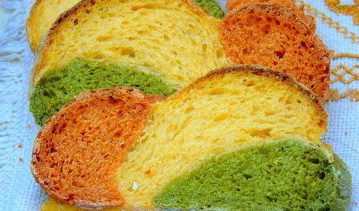 трехцветный хлеб