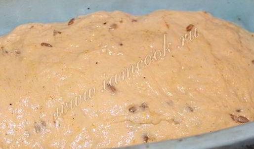 тыквенно-пшеничный хлеб в духовке