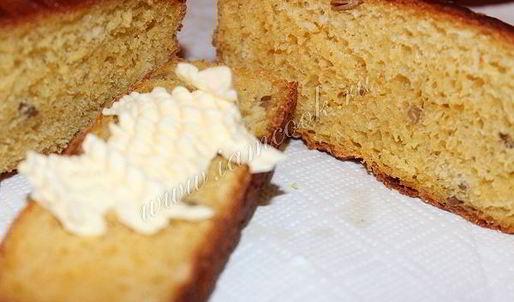 тыквенно-пшеничный хлеб в духовке