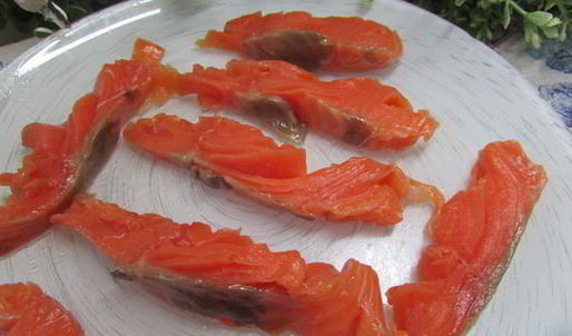 конвертики с семгой