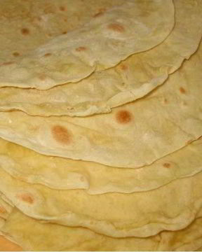 Армянский лаваш на сковороде