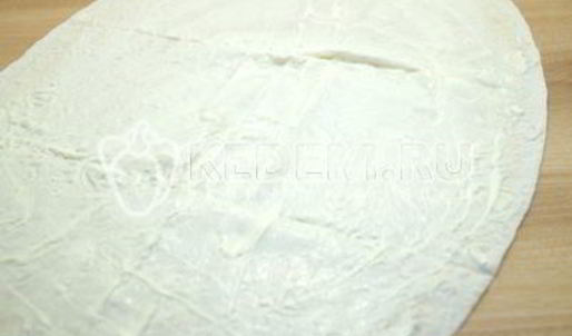 быстрая закуска из лаваша