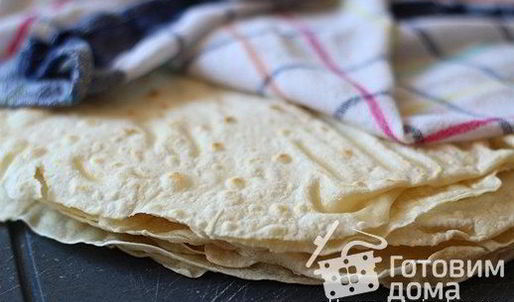 домашний тонкий лаваш без дрожжей