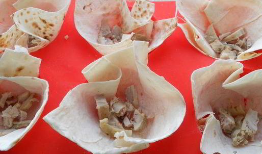 корзиночки из лаваша с начинкой