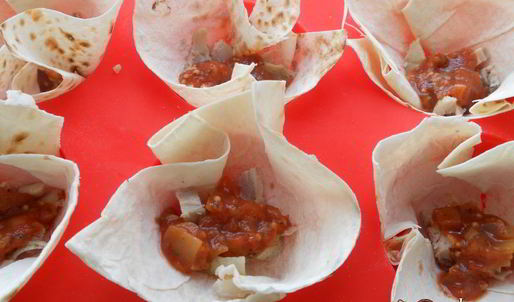 корзиночки из лаваша с начинкой