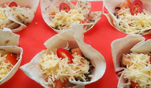 корзиночки из лаваша с начинкой