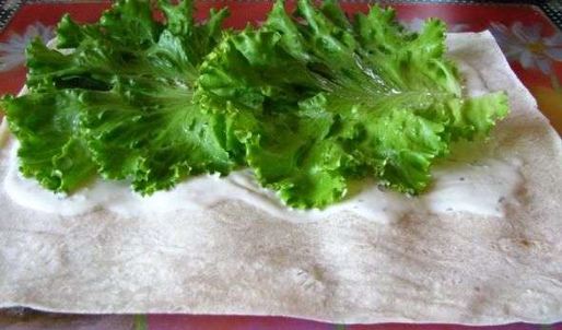 куриная грудка в лаваше