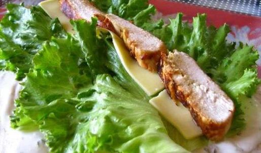 куриная грудка в лаваше