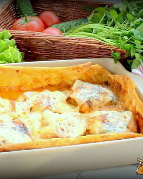 Курочка, запеченная в лаваше