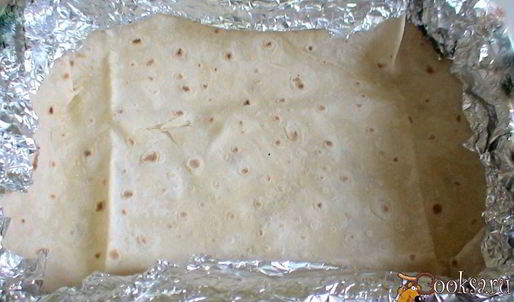 курочка, запеченная в лаваше