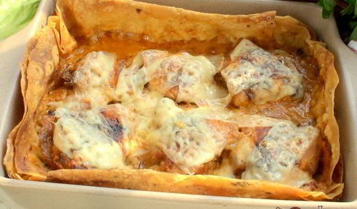 курочка, запеченная в лаваше