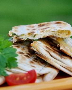 Лаваш на гриле