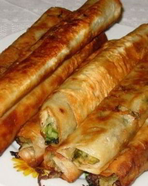 Лаваш с капустной начинкой