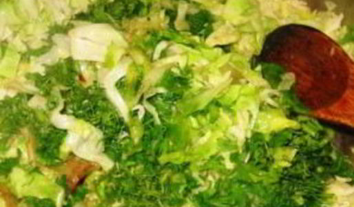 лаваш с капустной начинкой