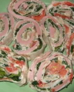 Лаваш с колбасой