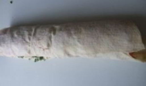 лаваш с колбасой