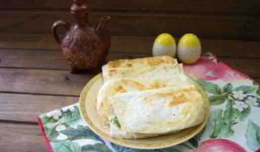 лаваш с копченым сыром