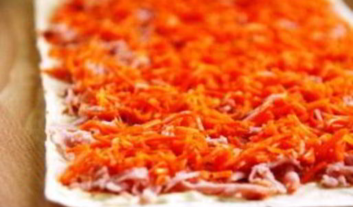 лаваш с морковкой