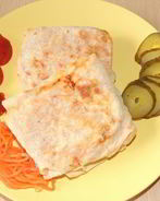 Лаваш с морковью и сыром