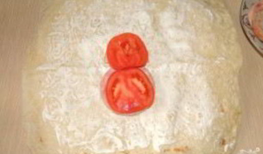 лаваш с морковью и сыром