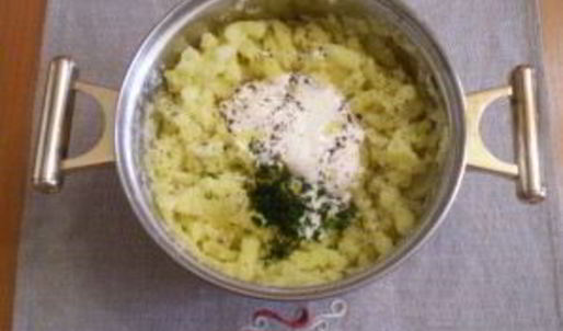 лаваш с пюре