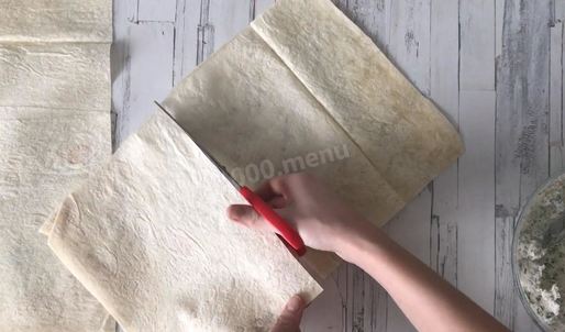 лаваш с творогом и зеленью быстро и вкусно