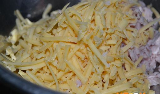 лаваш с ветчиной и сыром