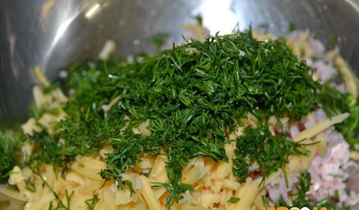 лаваш с ветчиной и сыром