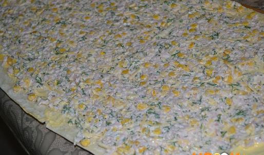 лаваш с ветчиной и сыром